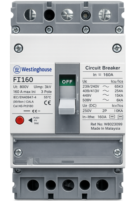 MCCB FI160 160A 25KA